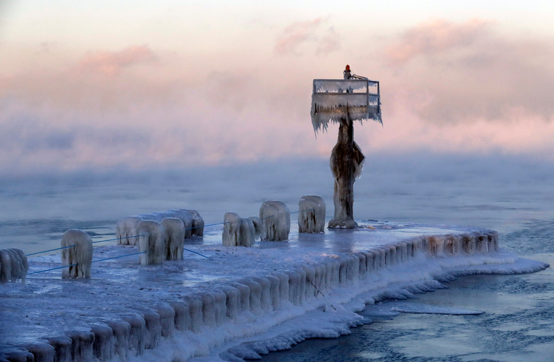 Illustration for article titled Las imágenes más espectaculares del vórtice polar en Estados Unidos adelantan un futuro inquietante